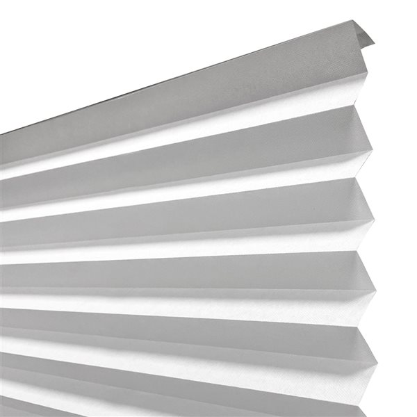 Lumi Home Furnishings 36-in x 72-in White Room Darkening Cordless Indoor Temporary Pleated Shades - 6-Pack