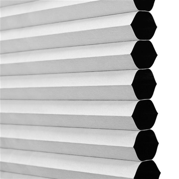 Lumi Home Furnishings 36-in x 64-in White Room Darkening Cordless Indoor Honeycomb POP Cellular Shade