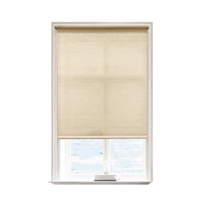 Lumi Home Furnishings 36-in x 72-in Linen Light Filtering Cordless Indoor Roller Shade