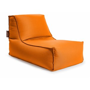 Fauteuil poire d'intérieur/d'extérieur orange Alpine par Gouchee Home