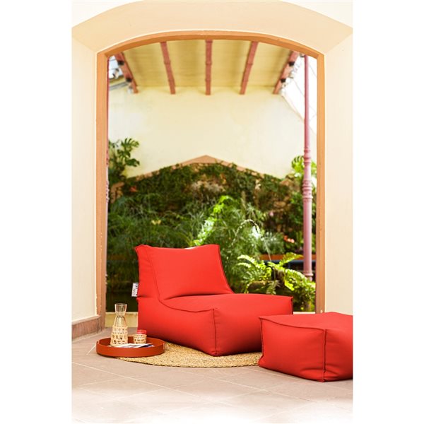 Gouchee Home Alpine Outdoor/Indoor Red Bean Bag Chair