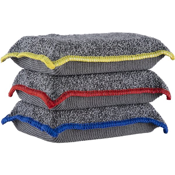 Superio Brand 3-Piece Microfibre Dish Sponges