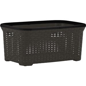 Superio Brand Brown Wicker Laundry Basket