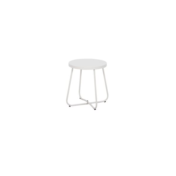 Velago Acapulco Neo 3-Piece White Patio Conversation Set