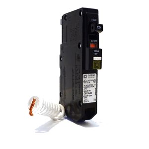 Square D QO 20-Amp Single Pole AFCI Pigtail Circuit Breaker