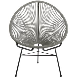 Plata Import Grey Acapulco Chair