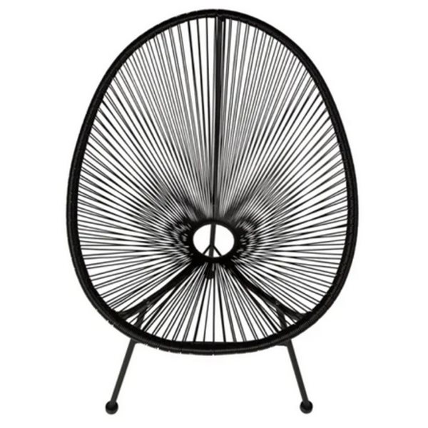 Plata Import Black Acapulco Chair