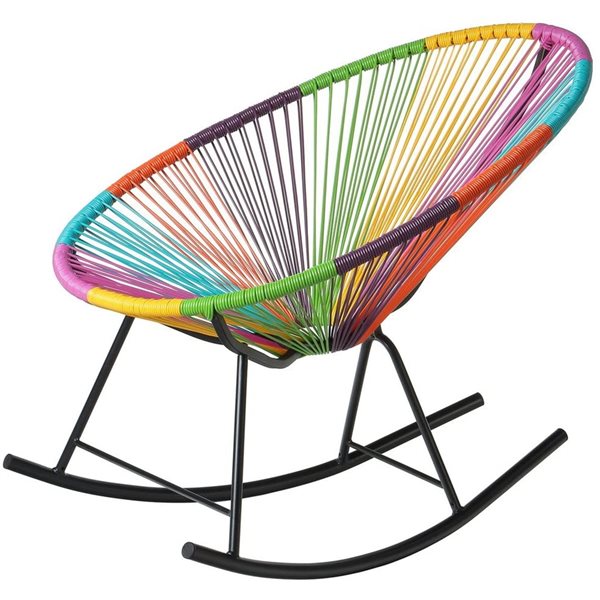 Plata Import Multicolour Rocking Acapulco Chair