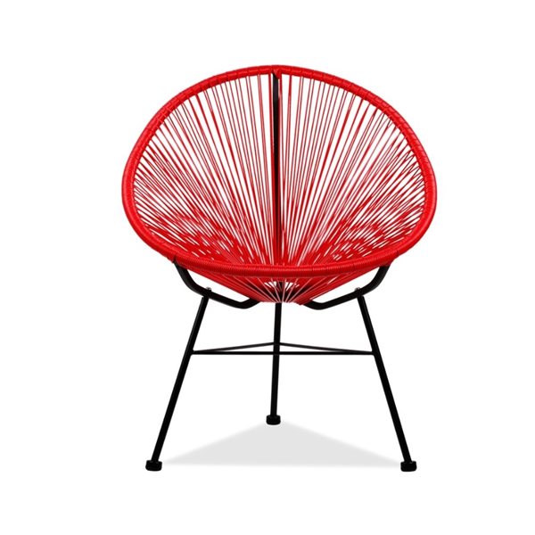 Plata Import Red Acapulco Chair