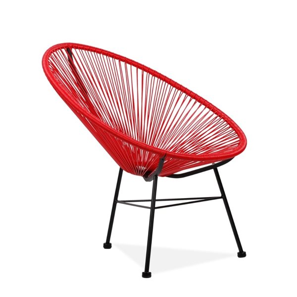 Plata Import Red Acapulco Chair