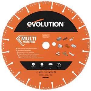 Evolution 12-in Segmented Metal Cutting Diamond Blade with 1-in Arbour