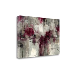 Tangletown Fine Art Stone Gardens Frameless 20-in H x 29-in W Abstract Canvas Print