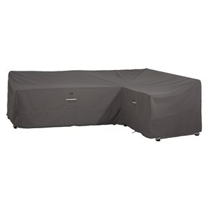 Classic Accessories Ravenna Water-Resistant Patio Right Facing Sectional Lounge Set Cover