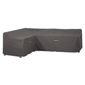 Classic Accessories Ravenna Water-Resistant Patio Left Facing Sectional Lounge Set Cover