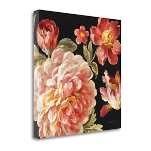 Tangletown Fine Art “Mixed Floral IV Crop I” Frameless 18-in H x 18-in W Floral Canvas Print