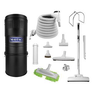 Maytag Volcano Black HEPA Filter Residential Central Vacuum Air Package
