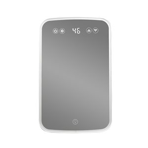 Danby White 7.4 L Mini Fridge with Mirror and Light