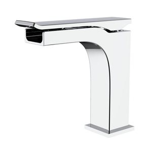 Robinet de lavabo monotrou chrome à 1 poignée Lilia par Sera homologué WaterSense