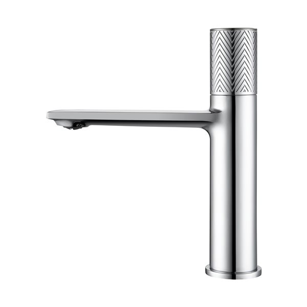 Sera Accadia Chrome 1-Handle Single Hole WaterSense Labelled Bathroom Sink Faucet