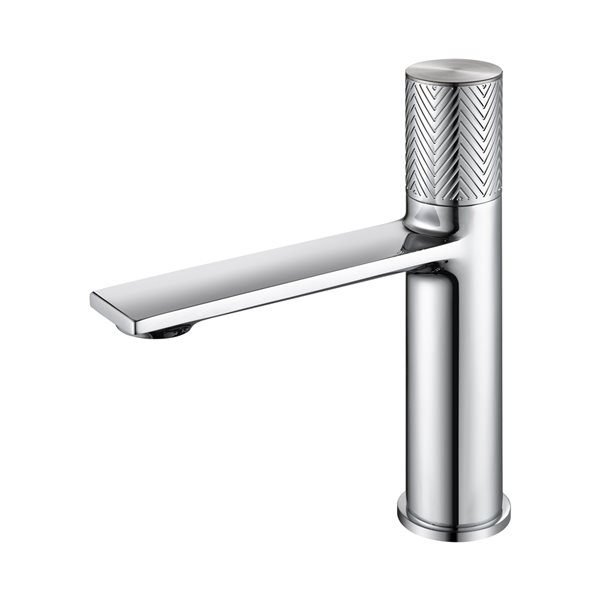 Sera Accadia Chrome 1-Handle Single Hole WaterSense Labelled Bathroom Sink Faucet