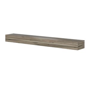 Pearl Mantels 48-in W x 5-in H x 9-in D Ash Asian Hardwood Wood Mantel Shelf