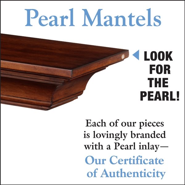 Pearl Mantels 48-in W x 5-in H x 10-in D Antique Distressed Pine Wood Mantel  Shelf SSUP4184890LC | RONA
