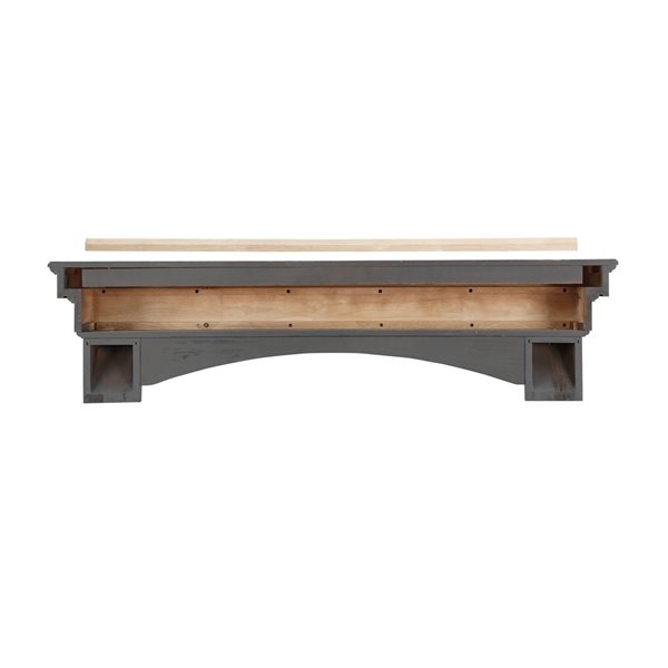 Pearl Mantels 72-in W x 15-in H x 10-in D Patio Distressed Pine Wood Mantel Shelf