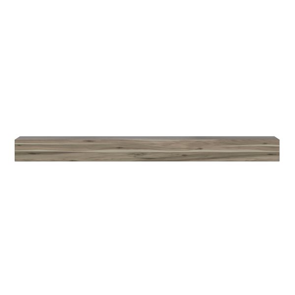 Pearl Mantels 60-in W x 5-in H x 9-in D Natural Asian Hardwood Wood Mantel Shelf