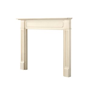 Pearl Mantels 64-in x 52-in x 8-in Unfinished Pine Wood Mantel Surround