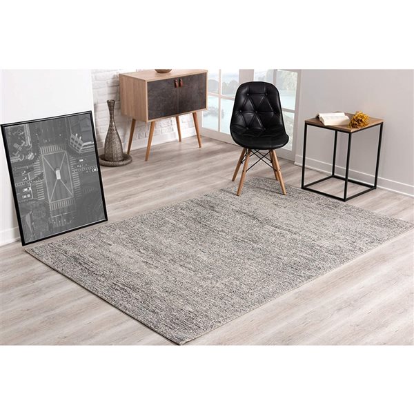 Rug Branch Modern Scandinavian  Grey Blue Indoor/ Outdoor Runner Rug - 3x15