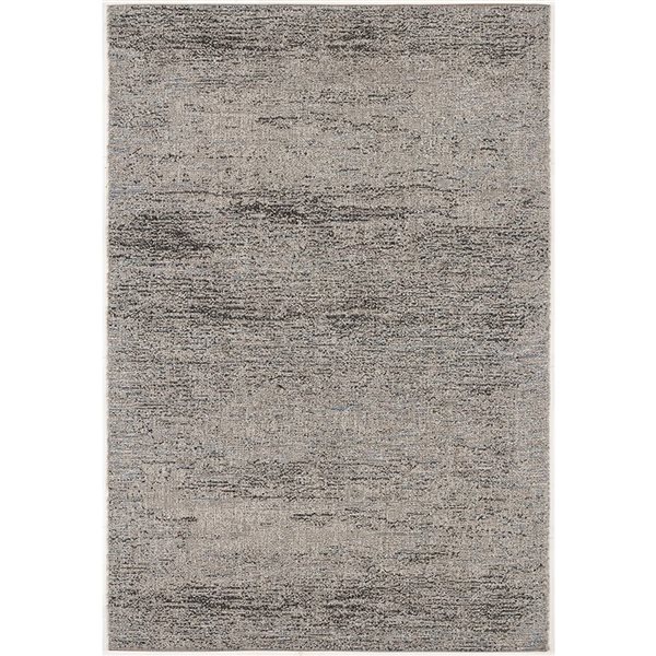 Rug Branch Modern Scandinavian  Grey Blue Indoor/ Outdoor Runner Rug - 3x15