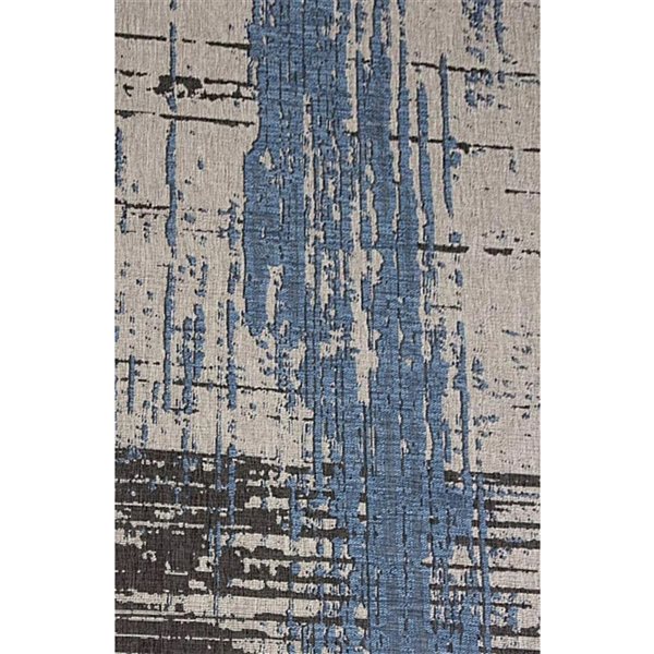 Rug Branch Contemporary Abstract Splash Blue Beige Indoor Outdoor Area   331037577 MainImage 001 L 