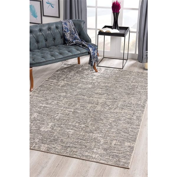 Rug Branch Modern Scandinavian  Grey Beige Indoor/ Outdoor Area Rug - 5x7