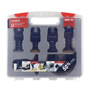 Norske Oscillating Tool Accessories - 12-Piece