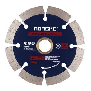 Norske 4-in Dry Cut Only Segmented Diamond Blade