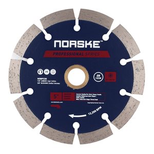 Norske 5-in Dry Cut Only Segmented Diamond Blade