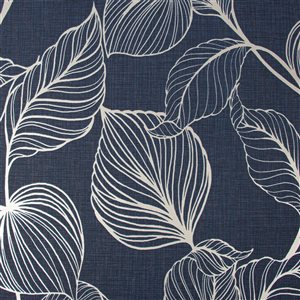 Boutique Jewel 56-sq. ft. Royal Palm Sapphire Non-Woven Textured Floral Unpasted Paste the Wall Wallpaper