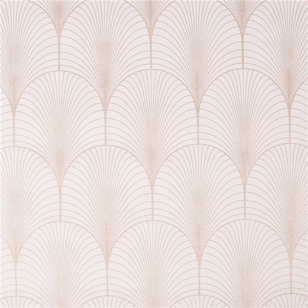 Superfresco Easy 56-sq. ft. Josephine Art Deco Pink Non-Woven Textured ...