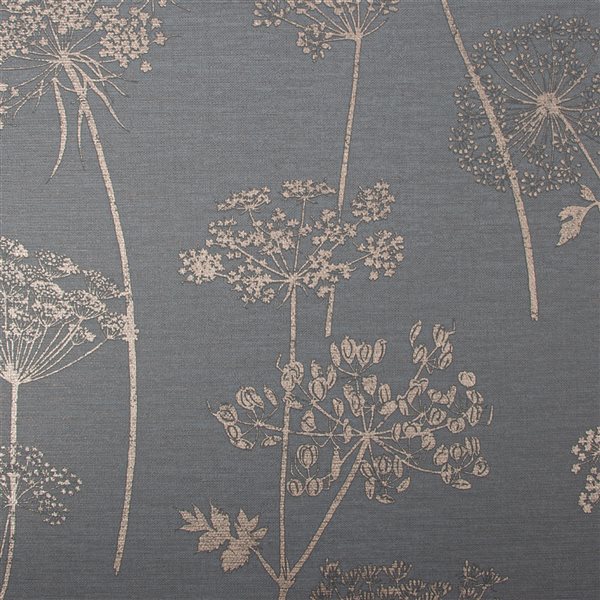 Kids Soft Light Pink / Blue Wildflowers Floral Pattern Wallpaper Mural •  Wallmur®