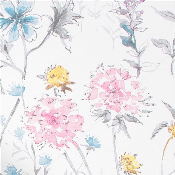 Laura Ashley Country Charm 56-sq. ft. Wild Meadow Multicolour Non-Woven Floral Unpasted Paste the Wall Wallpaper