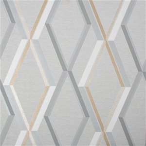 Superfresco Easy Prestige 56-sq. ft. Grey Non-Woven Textured Geometric Unpasted Paste the Wall Wallpaper