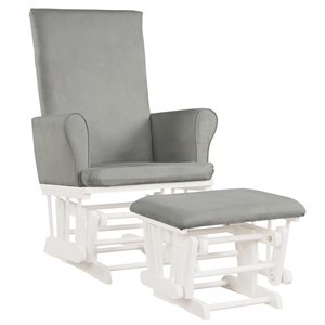 Costway Modern Grey Rocking Chair - Set of 2