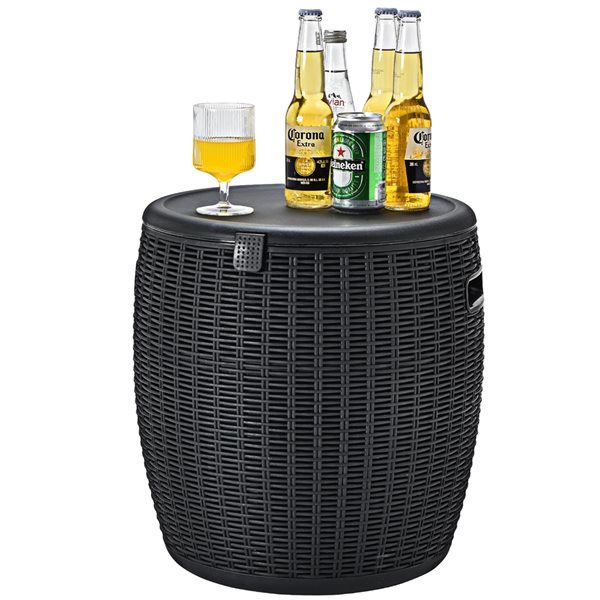 Rattan drinks sale cooler