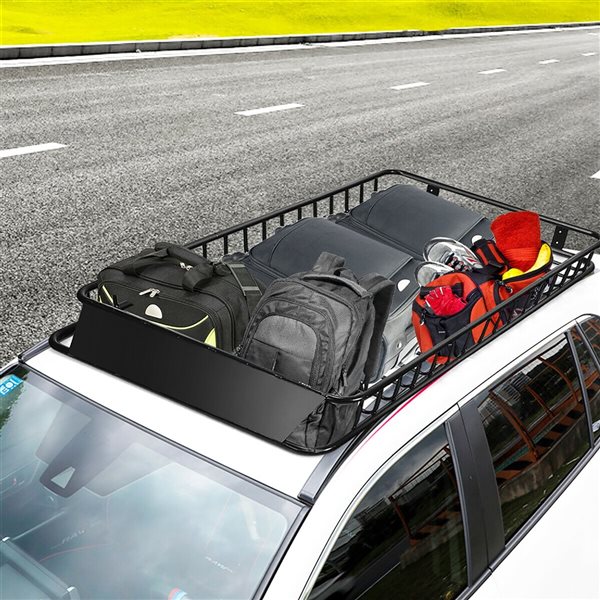 Costway 6-in H x 64-in L Steel Roof Basket