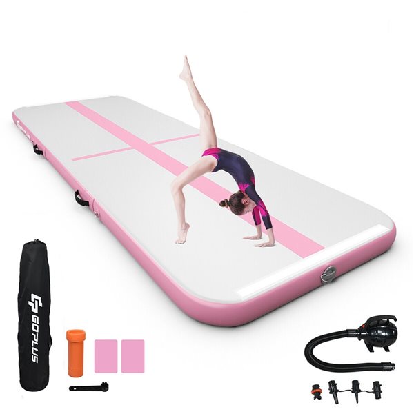 Costway 39.6-in x 180-in Pink Plastic Yoga Mat Carrying Strap/Handle  SP37190PI