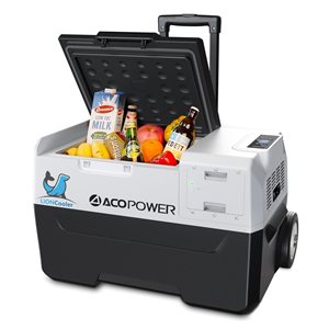 ACOPower LiONCooler X30A 30-L Wheeled Insulated Portable Solar Refrigerator-Freezer