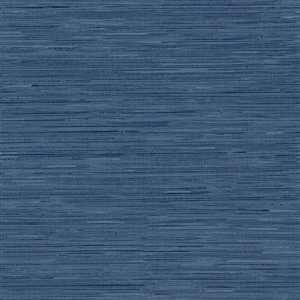 InHome 31.2-sq. Ft. Blue Vinyl Textured Abstract 3D Self-adhesive Peel and Stick Wallpaper