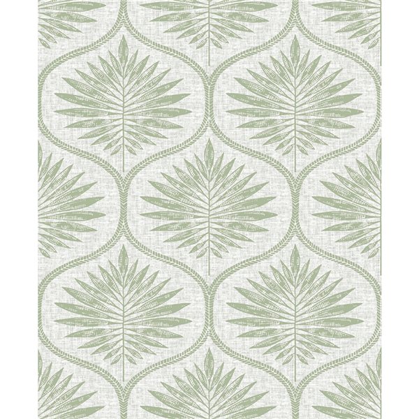 NuWallpaper 30.75-sq. Ft. Green Vinyl Ivy/vines Self-adhesive Peel and Stick Wallpaper