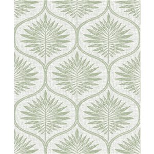 NuWallpaper 30.75-sq. Ft. Green Vinyl Ivy/vines Self-adhesive Peel and Stick Wallpaper