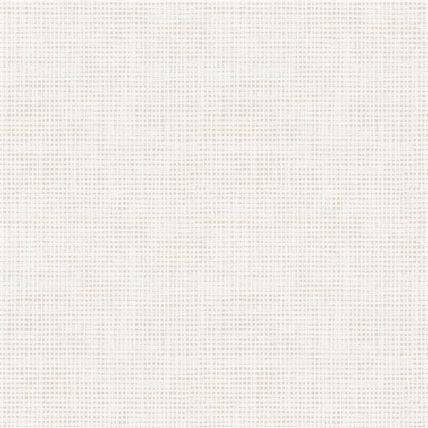 NuWallpaper 30.75-sq. Ft. Cream Vinyl Textured Abstract 3D Self-adhesive Peel and Stick Wallpaper